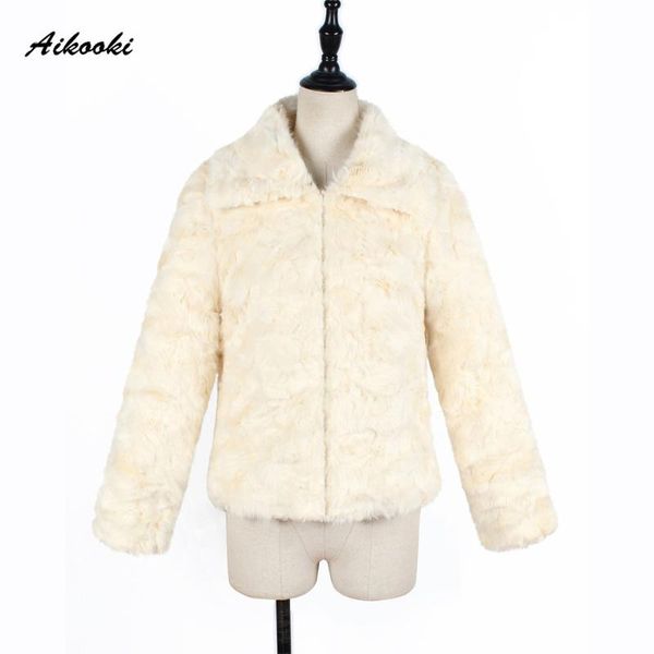 aiooki beautiful faux fur coat women autumn winter warm soft fur female overcoat casual outerwear quality luxury faux coats, Black
aiooki beautiful faux fur coat women autumn winter warm soft fur female overcoat casual outerwear quality luxury faux coats, Black