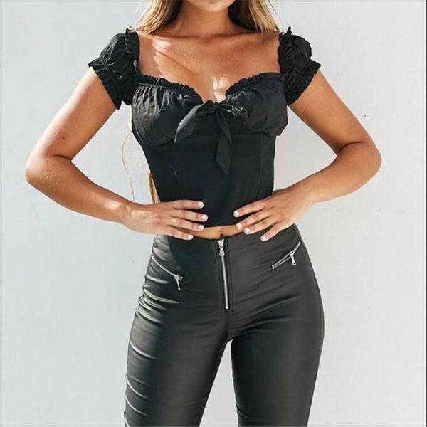 trendy women clothes v neck casual pullover casual bow sleeveless spandex t shirts one pieces drop shipping, White
trendy women clothes v neck casual pullover casual bow sleeveless spandex t shirts one pieces drop shipping, White