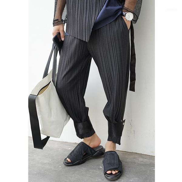summer ankle length trousers male trend of the leg pants skinny leg pants loose beam1, Black
summer ankle length trousers male trend of the leg pants skinny leg pants loose beam1, Black