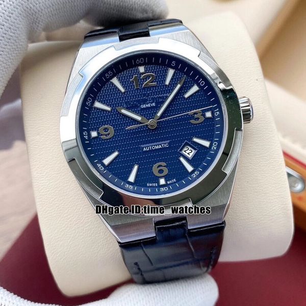 new 42mm date mens watch overseas p47040/000a-9008 blue dial automatic men's watch leather strap gents sport watches, Slivery;brown
new 42mm date mens watch overseas p47040/000a-9008 blue dial automatic men's watch leather strap gents sport watches, Slivery;brown