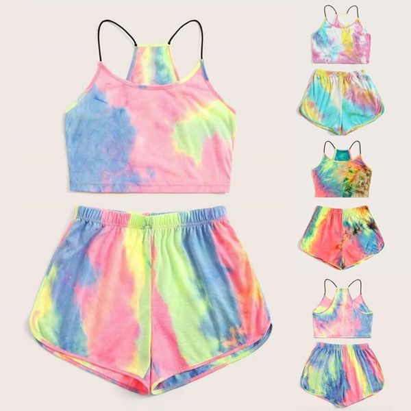 2020 женщины устанавливает tie-dye распечатать 2 шт. степени cami vest топ шорты летние пуловерные костюмы женщины наряда два шкафы touchsui, Gray
2020 женщины устанавливает tie-dye распечатать 2 шт. степени cami vest топ шорты летние пуловерные костюмы женщины наряда два шкафы touchsui, Gray
