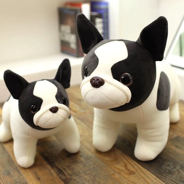 35~34cm cartoon animals bulldog stuffed dog toy frech famous dog plush toy dog unique birthday gift for his boy present 201012