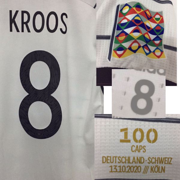 2020 матч изношенный игрок проблема kroos 100 caps с 100 играми футбольный патч значок дома текстиль
2020 матч изношенный игрок проблема kroos 100 caps с 100 играми футбольный патч значок дома текстиль