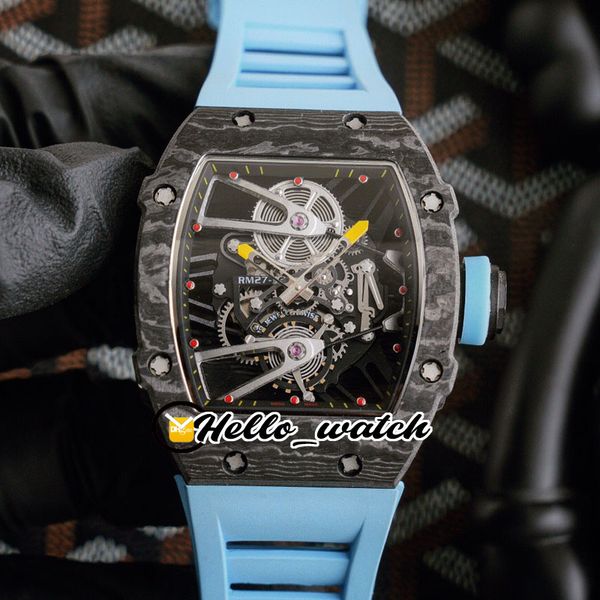 version new tpt carbon fiber case rm27-02 skeleton dial miyota automatic mens watch blue rubber strap sport watches rmhl hello_watch, Slivery;brown
version new tpt carbon fiber case rm27-02 skeleton dial miyota automatic mens watch blue rubber strap sport watches rmhl hello_watch, Slivery;brown