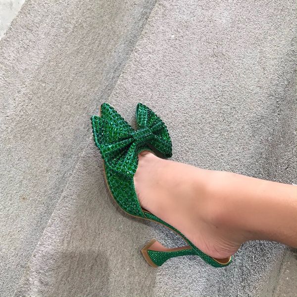 2021 new european and big bow shallow mouth strass glass of wine heels women's slippers qhyy, Black
2021 new european and big bow shallow mouth strass glass of wine heels women's slippers qhyy, Black