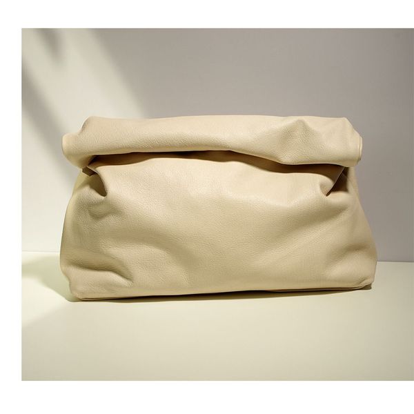 hbp candy color leather small group purse personality lazy casual curling hand bag layer cowhide lunch bag female soft bag beige
hbp candy color leather small group purse personality lazy casual curling hand bag layer cowhide lunch bag female soft bag beige