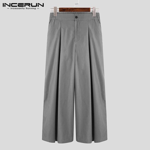 men's pants incerun loose pockets pantalones men casual solid color wide leg trousers autumn man leisure zipper streetwear s-5xl, Black
men's pants incerun loose pockets pantalones men casual solid color wide leg trousers autumn man leisure zipper streetwear s-5xl, Black