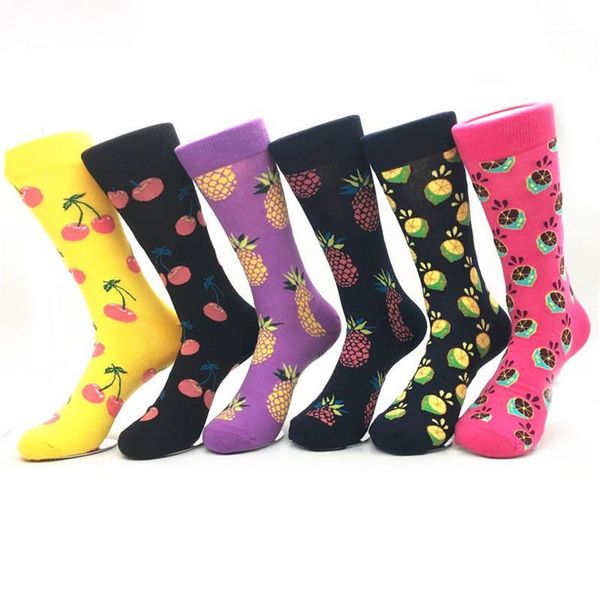 1 pair combed cotton socks for man funny sock colorful lips cherry pineapple guitar lemon banana pear calcetines1, Black
1 pair combed cotton socks for man funny sock colorful lips cherry pineapple guitar lemon banana pear calcetines1, Black