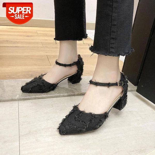 net red word buckle female sandals small fresh high heels 2019 new spring summer wild girl pointed cat shoes zapatos de mujer #qa83, Black
net red word buckle female sandals small fresh high heels 2019 new spring summer wild girl pointed cat shoes zapatos de mujer #qa83, Black