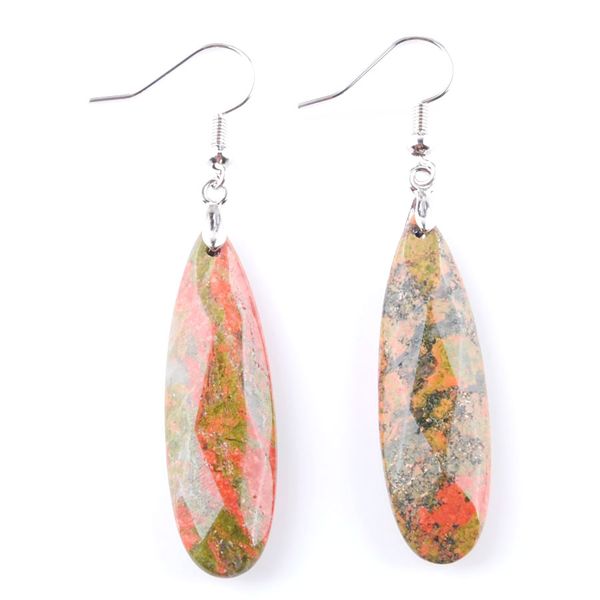 wojiaer unakite jasper dangle hook earrings reiki natural gem stone beads drop earring vintage faceted polygon for female jewelry r3198, Silver
wojiaer unakite jasper dangle hook earrings reiki natural gem stone beads drop earring vintage faceted polygon for female jewelry r3198, Silver