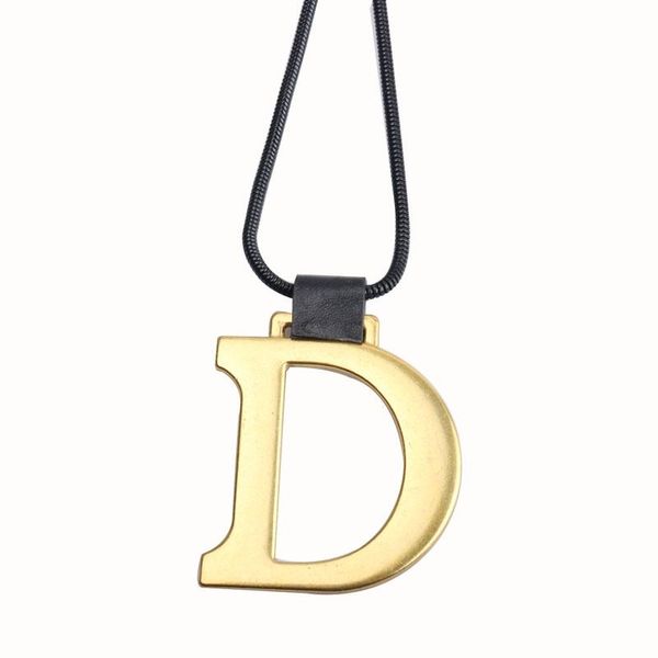 pendant necklaces letter d rope chain necklace women sweater fashion jewelry, Silver
pendant necklaces letter d rope chain necklace women sweater fashion jewelry, Silver