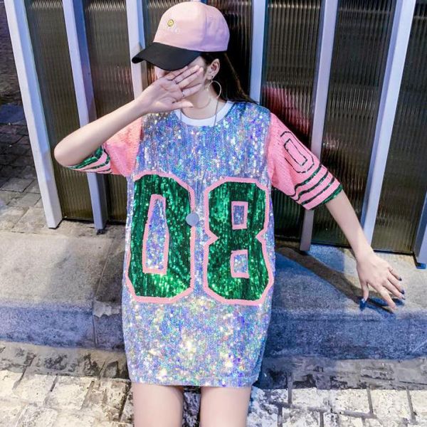 casual straight geometric sequined fashion elegant high steet round neck short sleeve number summer cocktail dress, White;pink
casual straight geometric sequined fashion elegant high steet round neck short sleeve number summer cocktail dress, White;pink