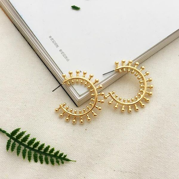charm metal hoop earrings creative gear punk gold silver vintage for women girls aretes mujer oorbellen brinco, Golden
charm metal hoop earrings creative gear punk gold silver vintage for women girls aretes mujer oorbellen brinco, Golden
