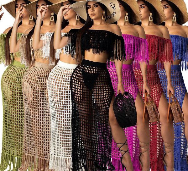 plus size summer two piece set crop and skirt women 2 piece set tassel beach matching sets outfits conjuntos de mujer t200528, Gray
plus size summer two piece set crop and skirt women 2 piece set tassel beach matching sets outfits conjuntos de mujer t200528, Gray