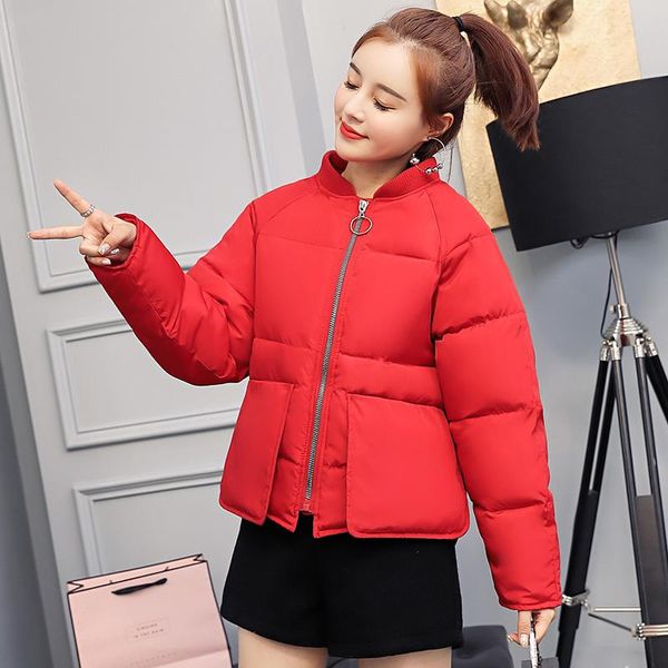 fashion 2020 new women parkas winter short jacket pink color big pocket jacket coat thick warm winter clothing, Black
fashion 2020 new women parkas winter short jacket pink color big pocket jacket coat thick warm winter clothing, Black