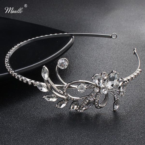 miallo classic women tiaras and crowns austrian crystal stone hairbands princess diadem wedding bride hair jewelry accessories, Golden;silver
miallo classic women tiaras and crowns austrian crystal stone hairbands princess diadem wedding bride hair jewelry accessories, Golden;silver