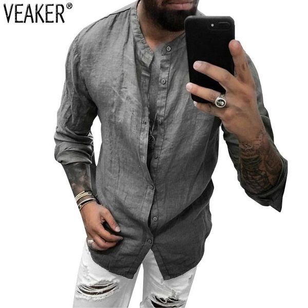 men's casual shirts 2021 slim fit linen male solid color long sleeve flax mandarin collar cotton shirt -3xl, White;black
men's casual shirts 2021 slim fit linen male solid color long sleeve flax mandarin collar cotton shirt -3xl, White;black