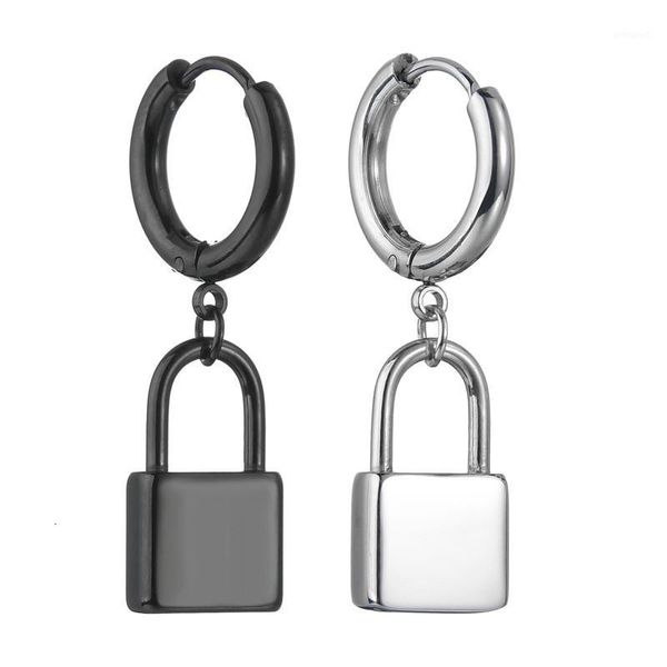 dangle & chandelier black 316l stainless steel lock pendant drop earrings for women men jewelry punk rock hiphop jewelry1, Silver
dangle & chandelier black 316l stainless steel lock pendant drop earrings for women men jewelry punk rock hiphop jewelry1, Silver