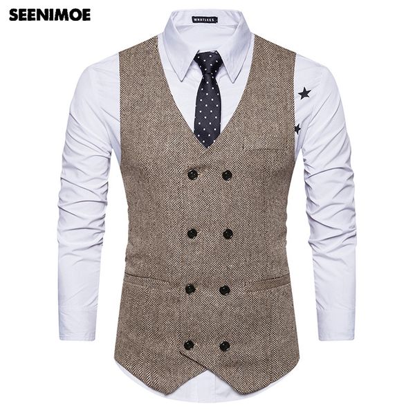 seenimoe mens vest formal blazer vests double breasted v-neck eu size s-xxl male casual waistcoat 201106, Black;white
seenimoe mens vest formal blazer vests double breasted v-neck eu size s-xxl male casual waistcoat 201106, Black;white