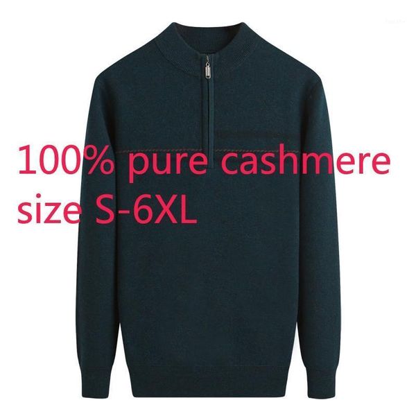 new fashion men half high zipper collar winter warm knitwear 100% cashmere casual thick sweater plus size s-5xl 6xl1, White;black
new fashion men half high zipper collar winter warm knitwear 100% cashmere casual thick sweater plus size s-5xl 6xl1, White;black