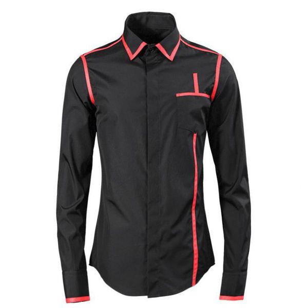 minglu mens shirts luxury black white long sleeve mens dress shirts plus size 4xl solid color fashion casual cotton man, White;black
minglu mens shirts luxury black white long sleeve mens dress shirts plus size 4xl solid color fashion casual cotton man, White;black