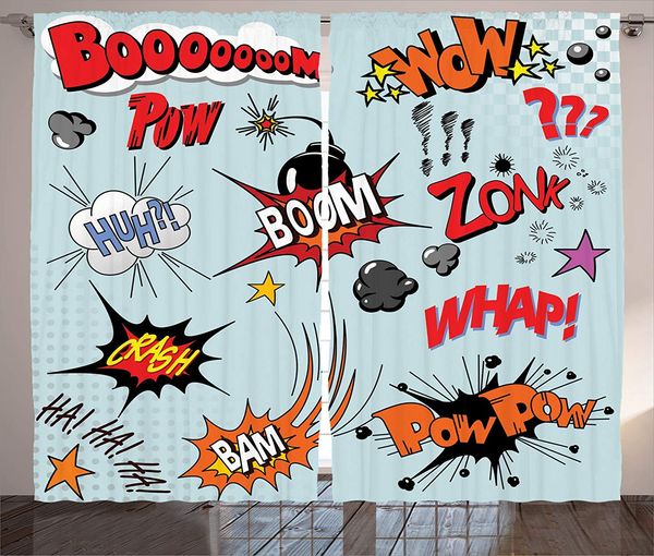 1950s curtains comic book style cartoon image on a pastel blue background living room bedroom curtain 2 panels set orange blue
1950s curtains comic book style cartoon image on a pastel blue background living room bedroom curtain 2 panels set orange blue
