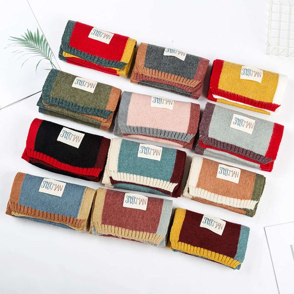 winter new autumn children's scarf knitted wool thickened warm color matching boys and girls' neckbandrr0j, Red;brown
winter new autumn children's scarf knitted wool thickened warm color matching boys and girls' neckbandrr0j, Red;brown