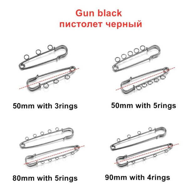 10pcs lot safety pins brooch blank base brooch pins 50 80 90mm pins 3 5 rings jewelry pin for jewelry making supplies accessorie f sqcase, Gray
10pcs lot safety pins brooch blank base brooch pins 50 80 90mm pins 3 5 rings jewelry pin for jewelry making supplies accessorie f sqcase, Gray