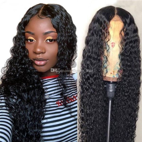 glueless lace front human hair wigs for black women natural hairline peruvian water wave full lace wigs 150% density, Black;brown
glueless lace front human hair wigs for black women natural hairline peruvian water wave full lace wigs 150% density, Black;brown