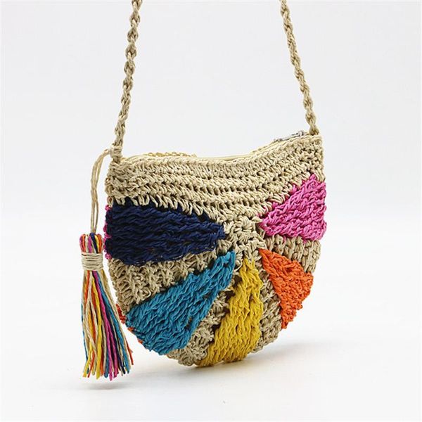 summer ladies shoulder bags semicircular multicolored crochet hand-woven straw bag new ladies shopping travel crossbody bags
summer ladies shoulder bags semicircular multicolored crochet hand-woven straw bag new ladies shopping travel crossbody bags