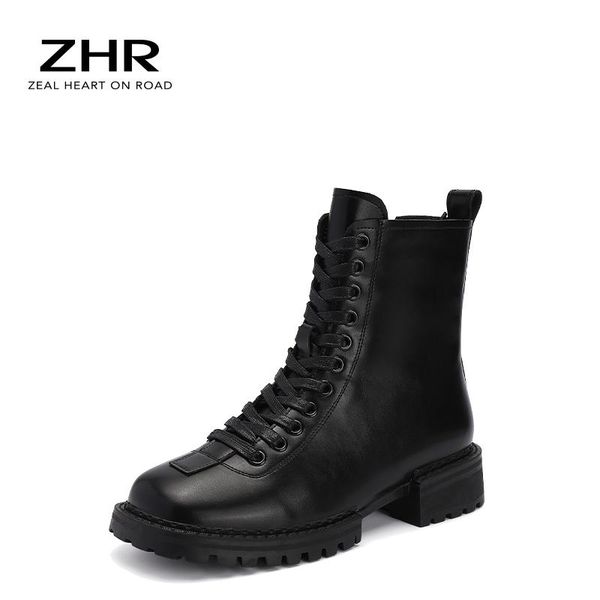 genuine leather boots women zip nature pu warm winter boots female lace up fashion ankle, Black
genuine leather boots women zip nature pu warm winter boots female lace up fashion ankle, Black