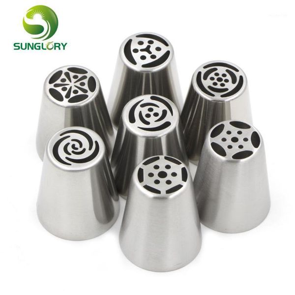 baking & pastry tools 7pcs stainless steel russian tulip nozzles fondant icing piping tips tubes set cake decorating rose flower shaped1
baking & pastry tools 7pcs stainless steel russian tulip nozzles fondant icing piping tips tubes set cake decorating rose flower shaped1