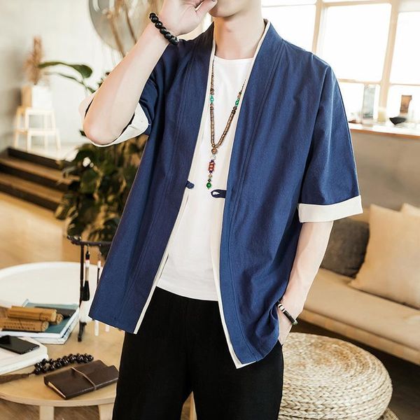 men cotton linen jacket coat summer kimono cardigan japanese style vintage windbreaker 2021 new1, Black;brown
men cotton linen jacket coat summer kimono cardigan japanese style vintage windbreaker 2021 new1, Black;brown