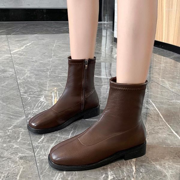 brand women's shoes white mid-calf boots round toe boots-women winter footwear fashion low ladies rock 2020 autumn rubber1, Black
brand women's shoes white mid-calf boots round toe boots-women winter footwear fashion low ladies rock 2020 autumn rubber1, Black