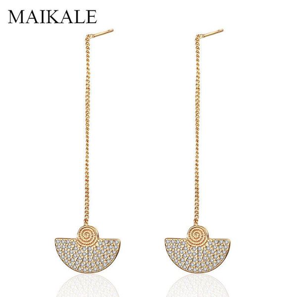 dangle & chandelier maikale simple gold silver color ear line long earrings with zirconia unique half round drop for women jewelry
dangle & chandelier maikale simple gold silver color ear line long earrings with zirconia unique half round drop for women jewelry