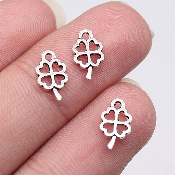 wysiwyg 100pcs 10x6mm 3 colors four leaf clover charms pendant for jewelry making diy jewelry findings, Bronze;silver
wysiwyg 100pcs 10x6mm 3 colors four leaf clover charms pendant for jewelry making diy jewelry findings, Bronze;silver