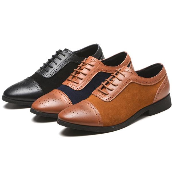 fashion men's casual shoes brand designer men's leather shoes retro office business formal party wedding eur:38-48, Black
fashion men's casual shoes brand designer men's leather shoes retro office business formal party wedding eur:38-48, Black