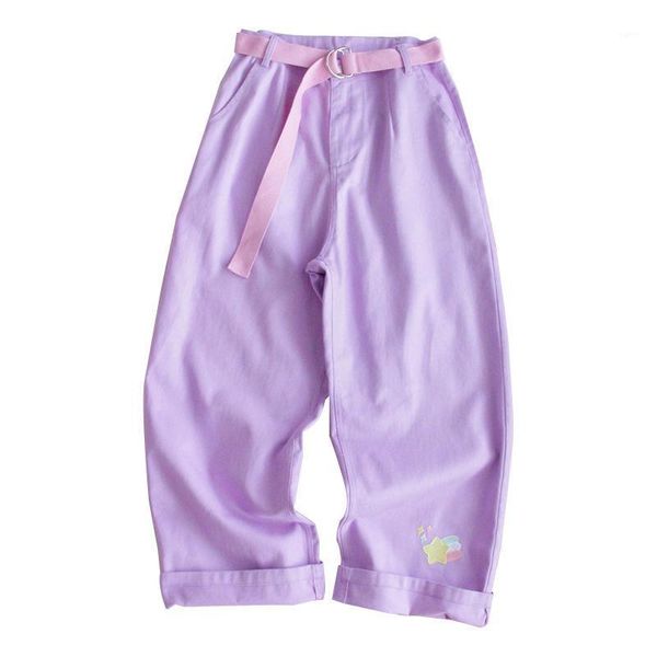 korean kawaii girls wide leg trousers harajuku cartoon embroidery denim pants women japanese high waist cute casual purple pants1, Black;white
korean kawaii girls wide leg trousers harajuku cartoon embroidery denim pants women japanese high waist cute casual purple pants1, Black;white
