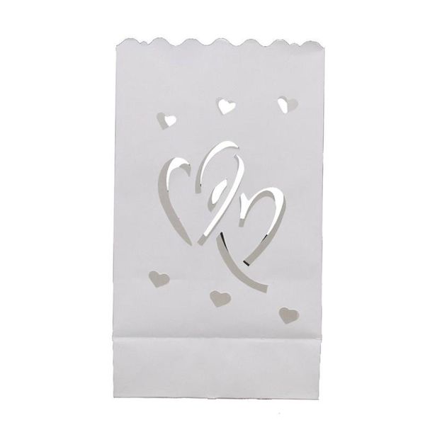 10pcs novelty twin-heart shaped luminary tealight candle bags for wedding party /home decoration
10pcs novelty twin-heart shaped luminary tealight candle bags for wedding party /home decoration