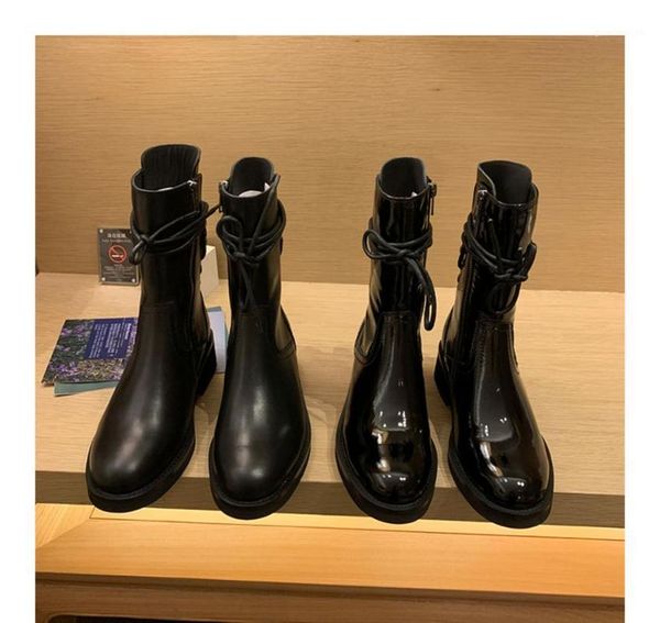 boots black women fashion round toe ankle side zipper short booties back lace up botas med heel chic leather shoes1
boots black women fashion round toe ankle side zipper short booties back lace up botas med heel chic leather shoes1
