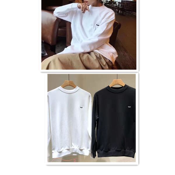 chao brand womens hoodie embroidered simple long sleeved pullover round neck printed pure cotton solid color casual clothes for men women, Black
chao brand womens hoodie embroidered simple long sleeved pullover round neck printed pure cotton solid color casual clothes for men women, Black