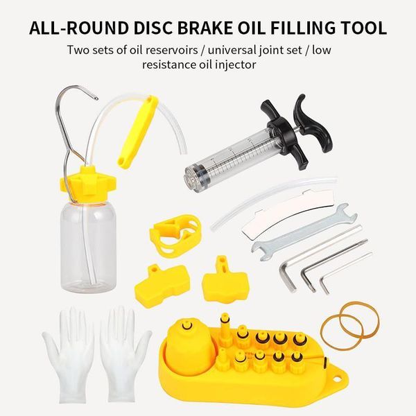 bicycle hydraulic disc brake oil bleed tool kit for margura sram, tektro and series bike brake repair tool1
bicycle hydraulic disc brake oil bleed tool kit for margura sram, tektro and series bike brake repair tool1