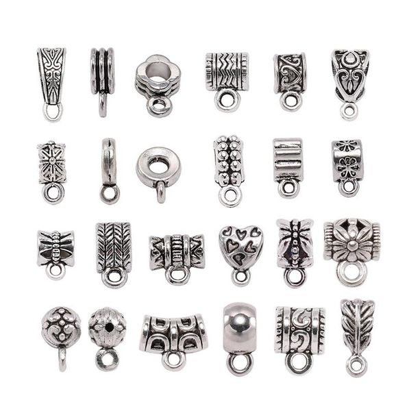 20pcs/lot antique clip bail beads pendant clasp necklace connector bail beads for jewelry making findings diy jllxqz, Silver
20pcs/lot antique clip bail beads pendant clasp necklace connector bail beads for jewelry making findings diy jllxqz, Silver