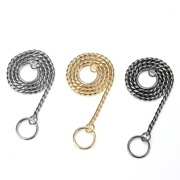 dog collars & leashes metal collar chain necklace choker adjustable training gold pet strong p snake for small medium large dogs1
dog collars & leashes metal collar chain necklace choker adjustable training gold pet strong p snake for small medium large dogs1