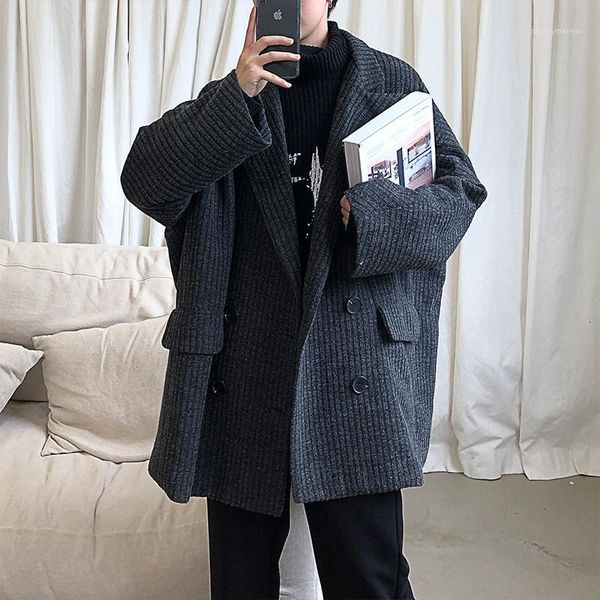 men's jackets autumn jacket men's fashion contrast color striped casual long coat man streetwear loose british wind male clothes1, Black;brown
men's jackets autumn jacket men's fashion contrast color striped casual long coat man streetwear loose british wind male clothes1, Black;brown