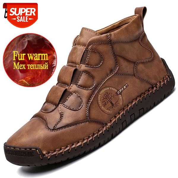 brand winter men's snow boots warm plush men snow boots leather men's ankle handmade leather men motorcycle #1v7e
brand winter men's snow boots warm plush men snow boots leather men's ankle handmade leather men motorcycle #1v7e
