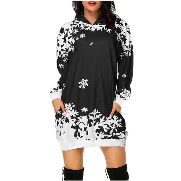 hoodie fashion dress fashion simple and elegant vestido women's christmas hoodie bag hip pocket print, Black;gray
hoodie fashion dress fashion simple and elegant vestido women's christmas hoodie bag hip pocket print, Black;gray