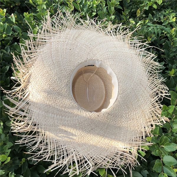 new women oversized hat big brim 20cm raffia sun hat wide brim beach hats ladies soft straw shade hat wholesale dropshipping 201015, Blue;gray
new women oversized hat big brim 20cm raffia sun hat wide brim beach hats ladies soft straw shade hat wholesale dropshipping 201015, Blue;gray