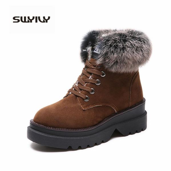 swyivy snow boots женщина зимняя обувь 2020 новые плюш теплые меховые женщины ботильоны черные вскользь ботинки платформы мартин загрузки, Black
swyivy snow boots женщина зимняя обувь 2020 новые плюш теплые меховые женщины ботильоны черные вскользь ботинки платформы мартин загрузки, Black