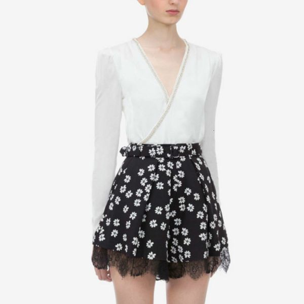 self portrait two-piece tuesdays from women's designer with decont on v printed pants rented joint outfits female beading dom9, White
self portrait two-piece tuesdays from women's designer with decont on v printed pants rented joint outfits female beading dom9, White